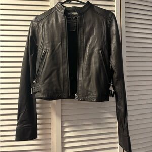 True Religion Leather Jacket - Y2K